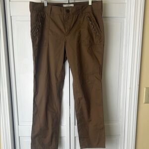 LOFT Brown Straight Leg Pants Versatile Design